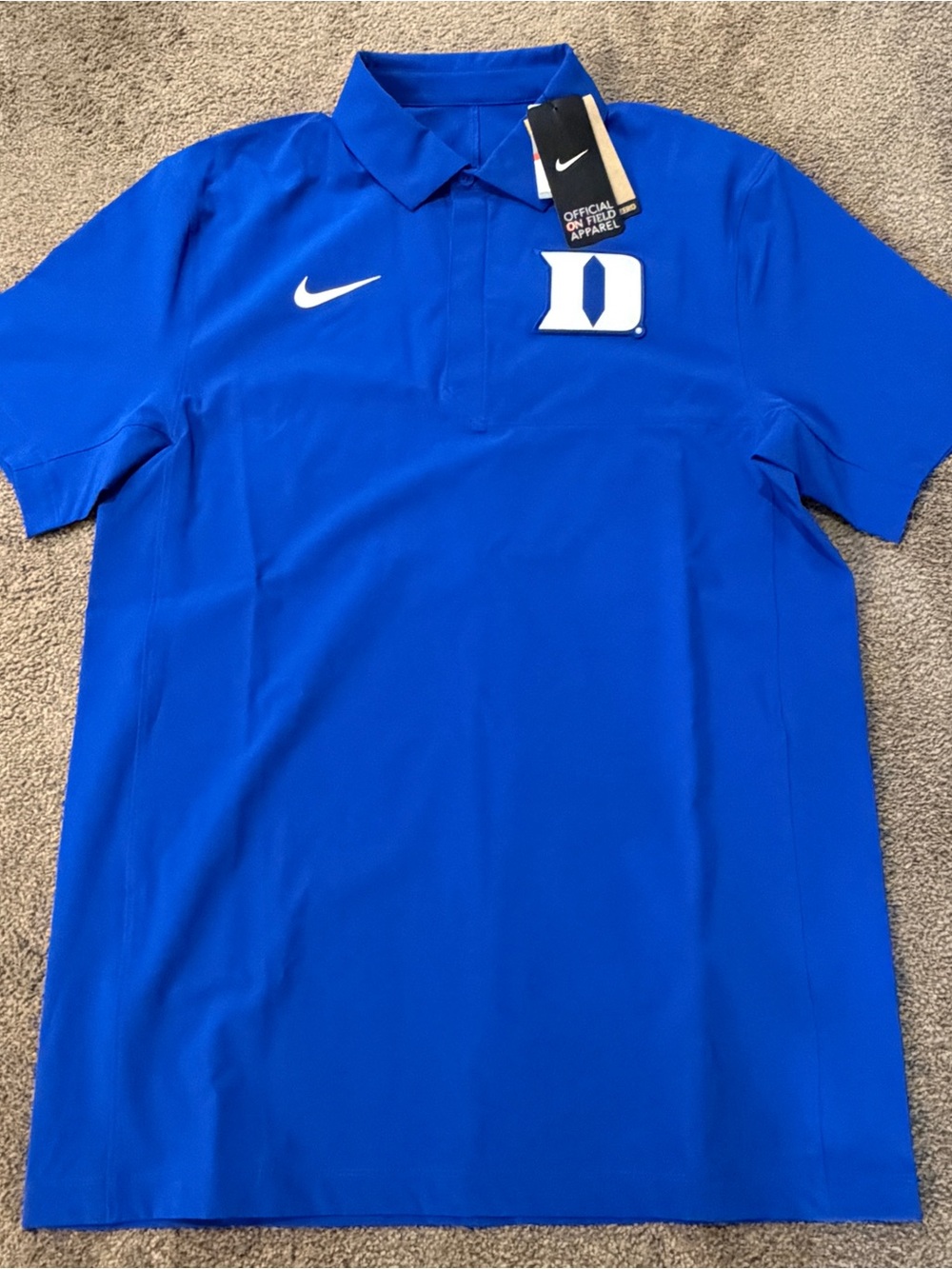 Men’s Duke University Nike Polo (Size Small) - BRAND NEW